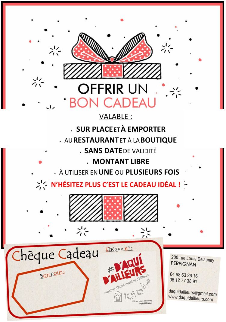 flyer chèque cadeau