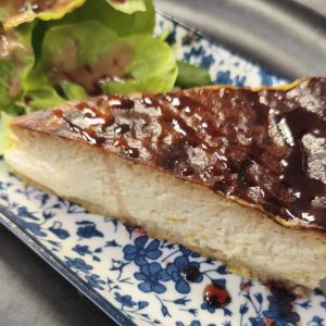 Cheese cake au Roquefort